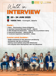 WALK IN INTERVIEW VTC GROUP