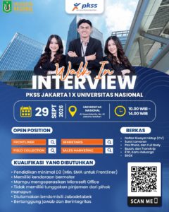 🚨 CAMPUS HIRING: PKSS X UNIVERSITAS NASIONAL 🚨